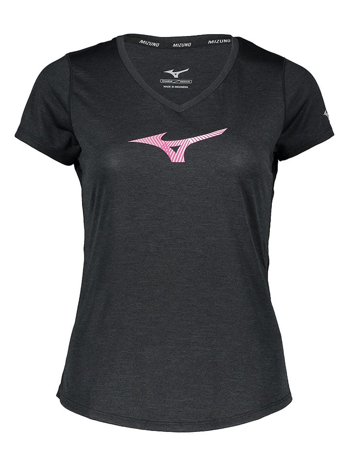 Mizuno Koszulka funkcyjna "Impusle Core" w kolorze czarnym rozmiar: M