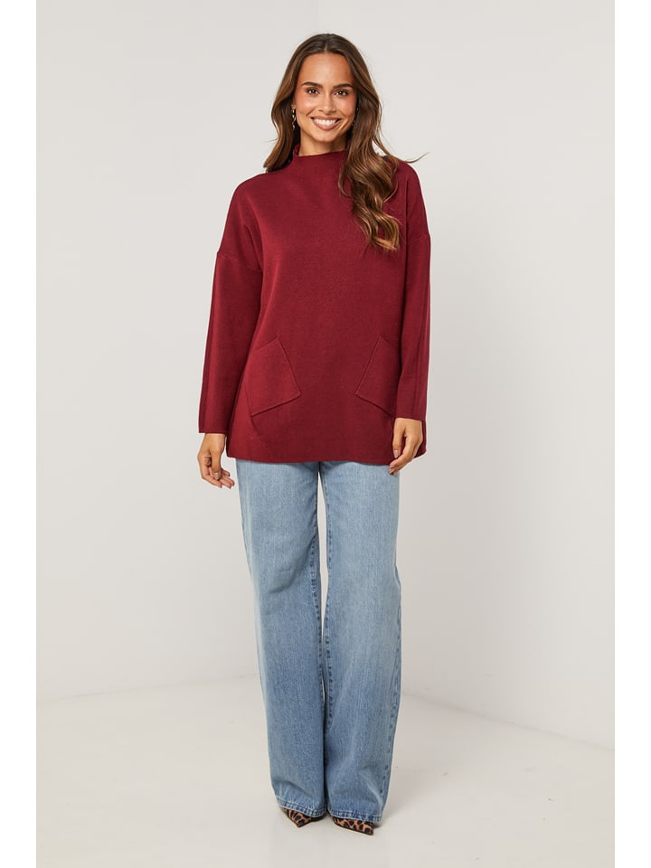 Soft Cashmere Sweter w kolorze bordowym rozmiar: 34/36