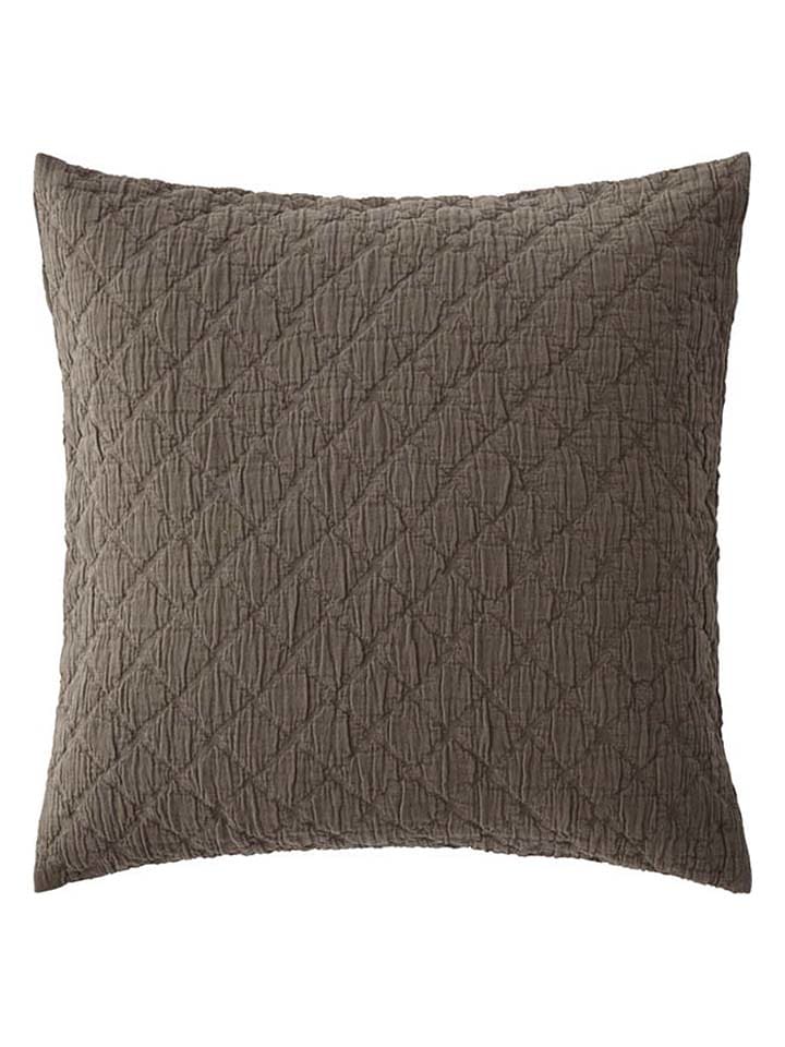 Ellos Home Poszewka "Thelma" w kolorze brązowym na poduszkę rozmiar: 50x50 cm