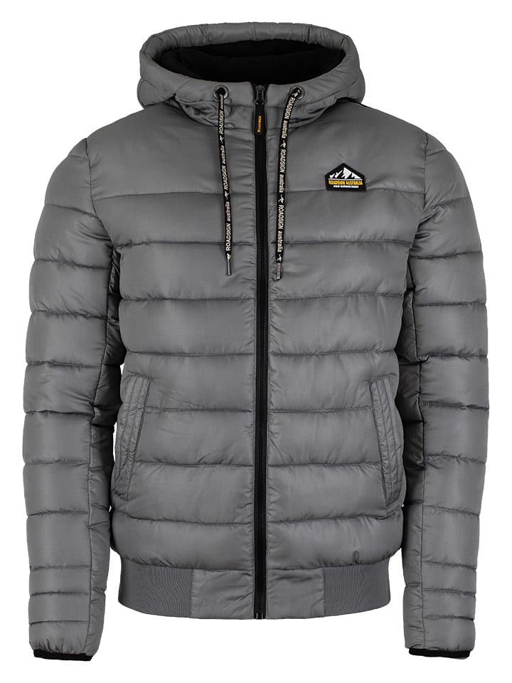 Roadsign Kurtka pikowana w kolorze szarym rozmiar: XL