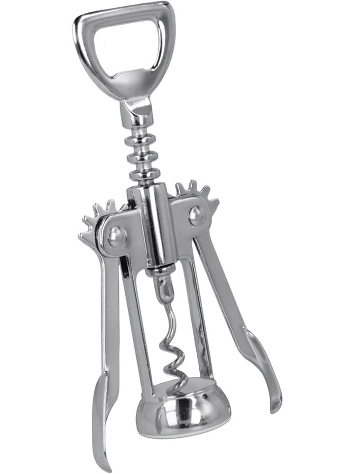 metaltex Korkociąg w kolorze srebrnym - dł. 16 cm rozmiar: onesize