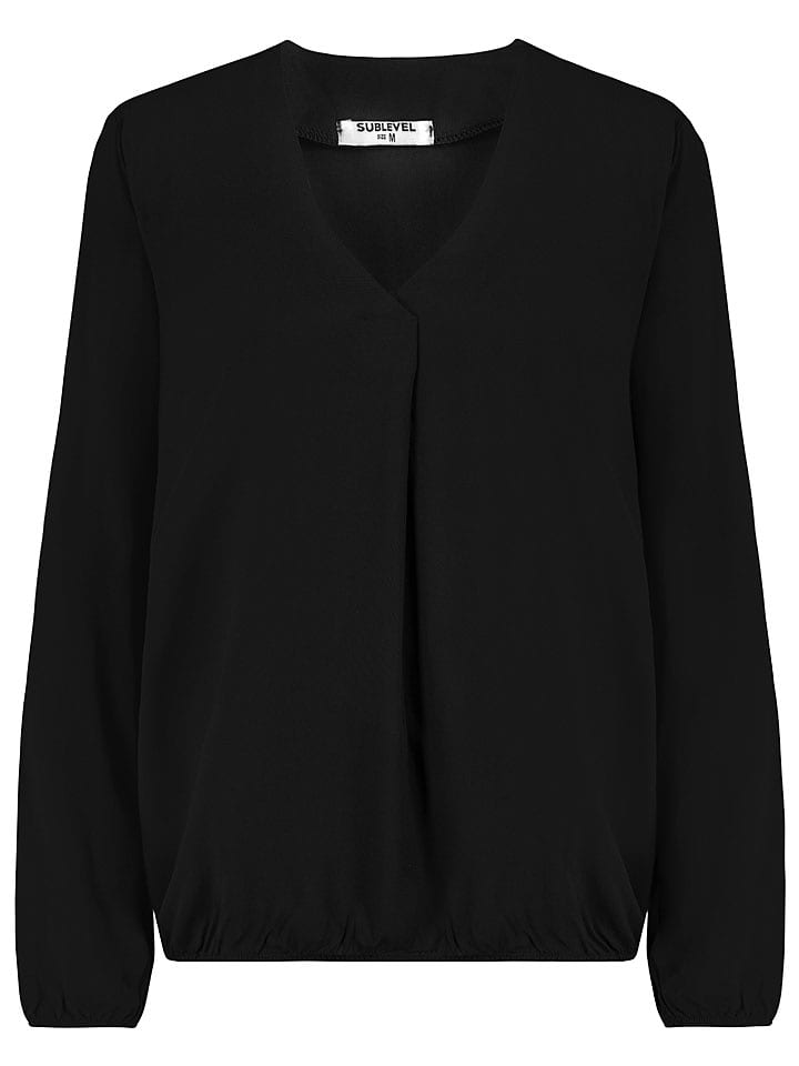 Sublevel Bluzka "Emma" w kolorze czarnym rozmiar: XS