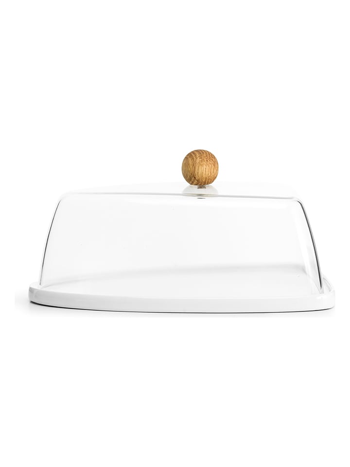 Sagaform Pojemnik w kolorze białym na ser - 25 x 13 x 16 cm rozmiar: onesize