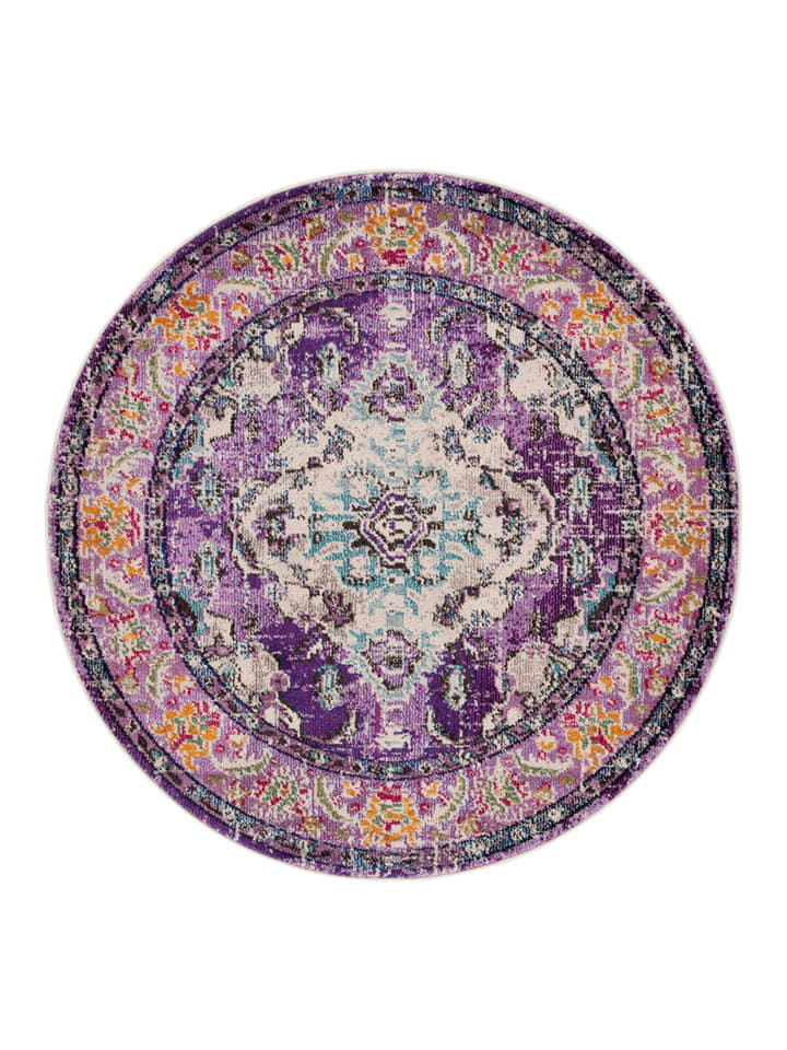 Safavieh Dywan "Monaco" w kolorze fioletowym rozmiar: 122x122 cm