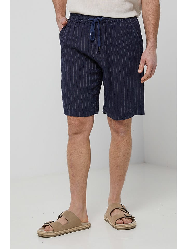 Rodier Lin Lniane szorty w kolorze granatowym rozmiar: M/L