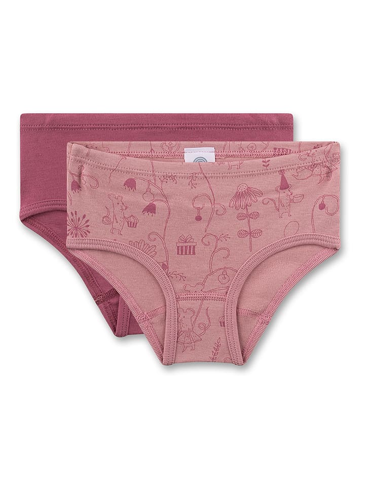 Sanetta Majtki (2 pary) w kolorze fioletowo-jasnoróżowym rozmiar: 128