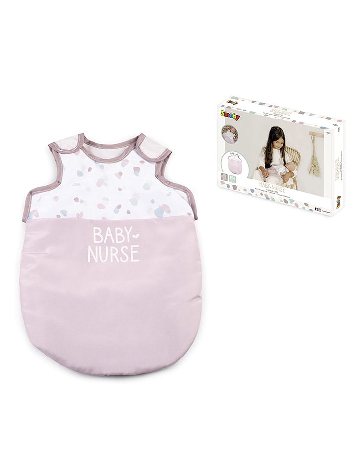 Smoby Śpiworek w kolorze jasnoróżowym dla lalek - 18 m+ rozmiar: onesize