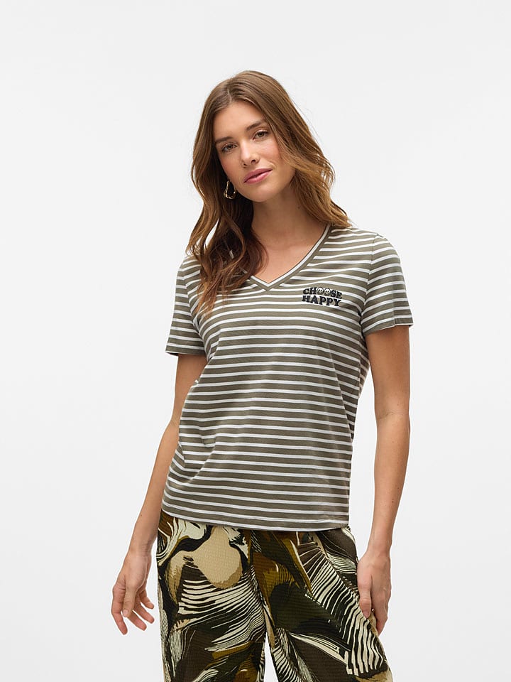 Vero Moda Koszulka w kolorze khaki rozmiar: XL