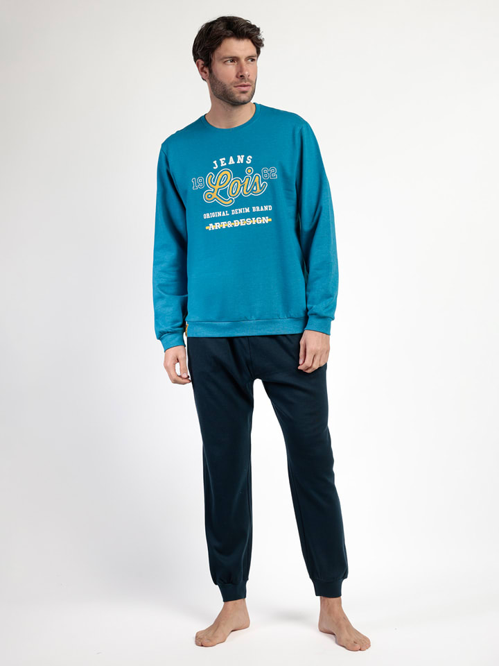 Lois Piżama "Snow" w kolorze niebiesko-granatowym rozmiar: XXL