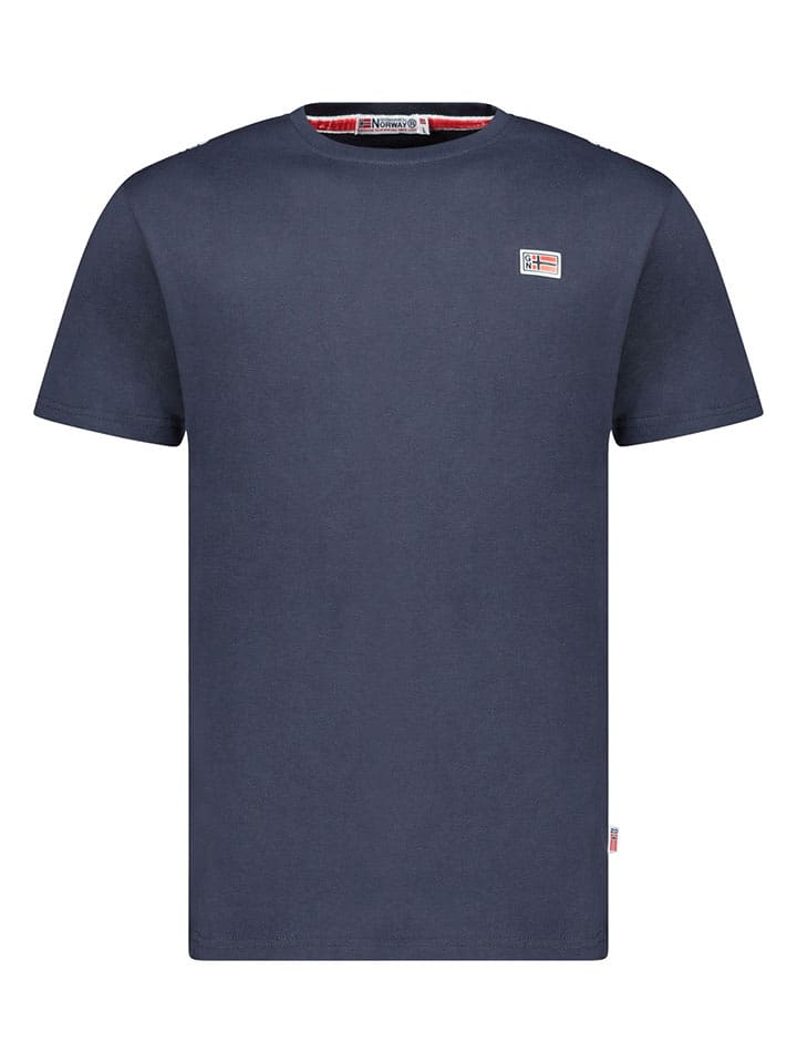 Geographical Norway Koszulka "Jaredo" w kolorze granatowym rozmiar: 128