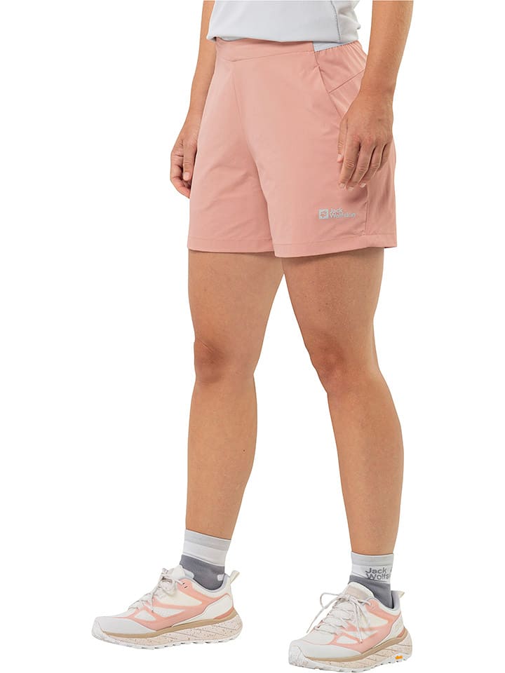Jack Wolfskin Szorty funkcyjne "Prelight" w kolorze jasnoróżowym rozmiar: XL