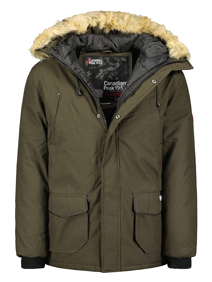 Canadian Peak Parka "Claudeak" w kolorze khaki rozmiar: XXL