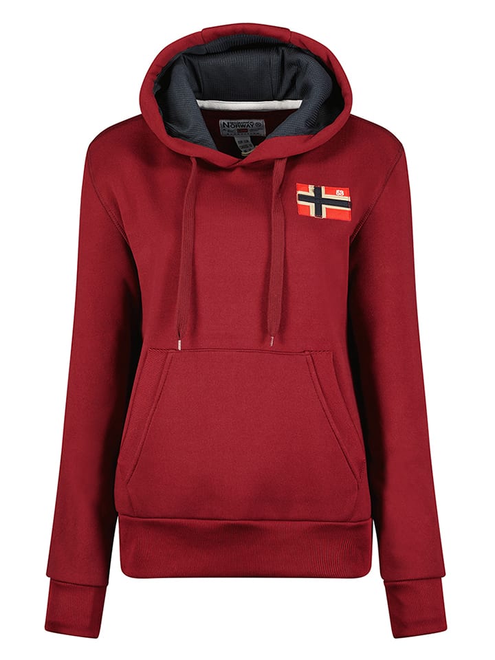 Geographical Norway Bluza "Genifer" w kolorze bordowym rozmiar: XXL