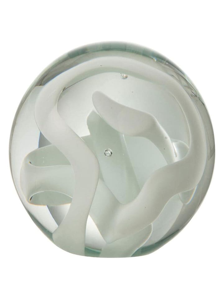 J Line Dekoracja w kolorze białym - wys. 10 x Ø 10 cm rozmiar: onesize