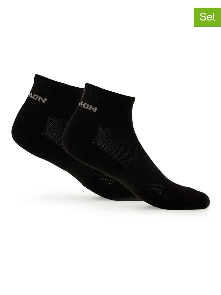 SALOMON Skarpety funkcyjne (2 pary) "Evasion Ankle" w kolorze czarnym rozmiar: 42-44