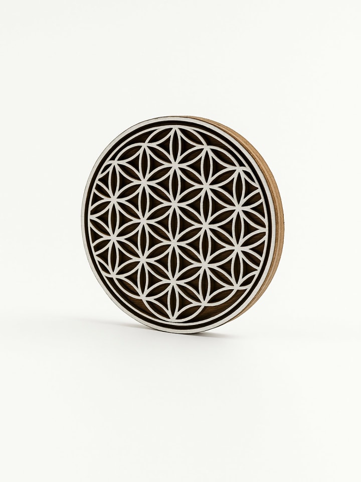 Samimi Stempel w kolorze jasnobrązowo-białym - 18 x 18 cm rozmiar: onesize