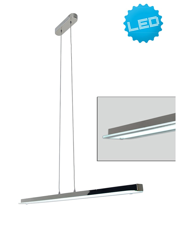 näve Lampa wisząca LED w kolorze srebrnym - 100 x 10 cm rozmiar: onesize