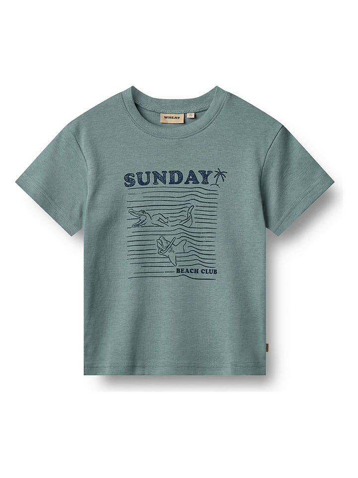 Wheat Koszulka "Seb" w kolorze błękitnym rozmiar: 116