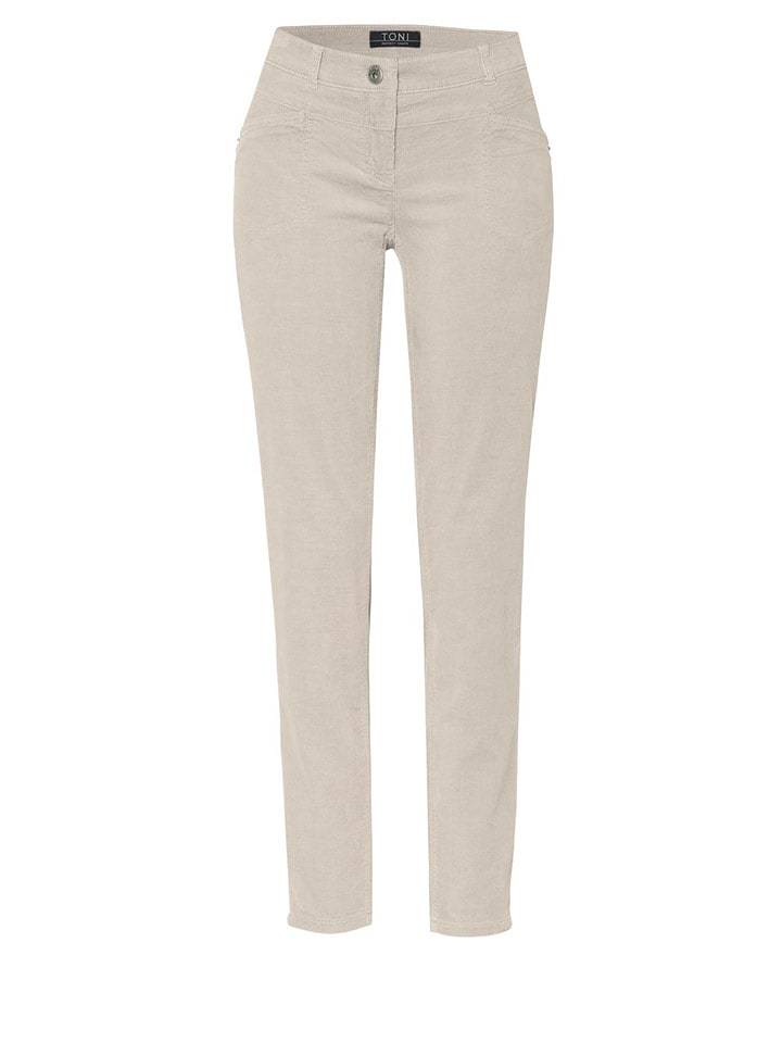 Rosner Dżinsy "Toni" - Slim fit - w kolorze beżowym rozmiar: 36