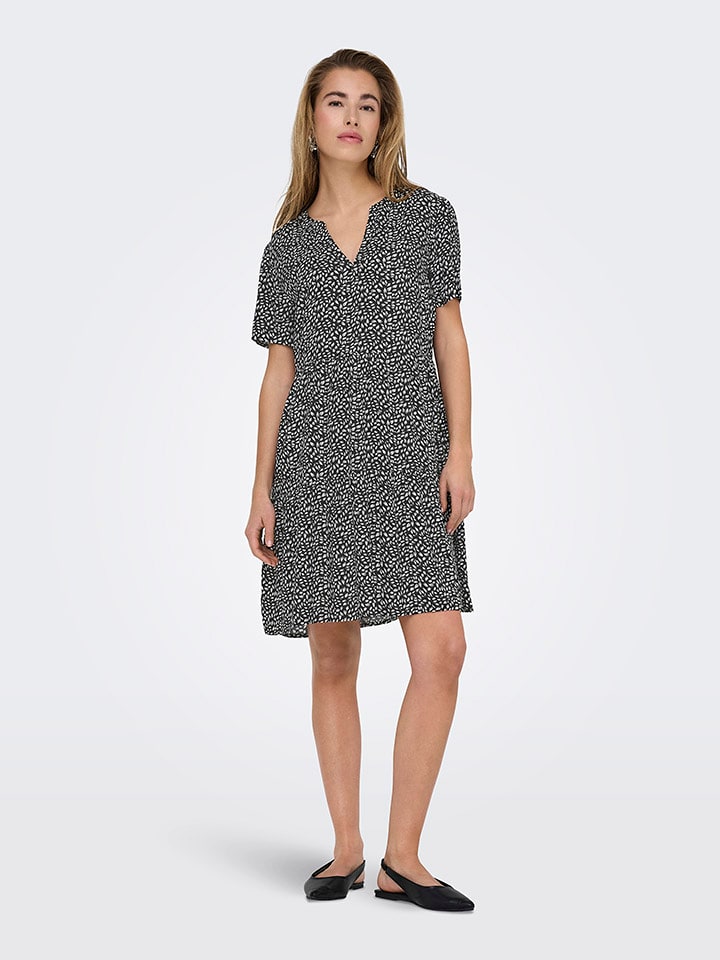 ONLY Sukienka w kolorze czarno-białym rozmiar: M