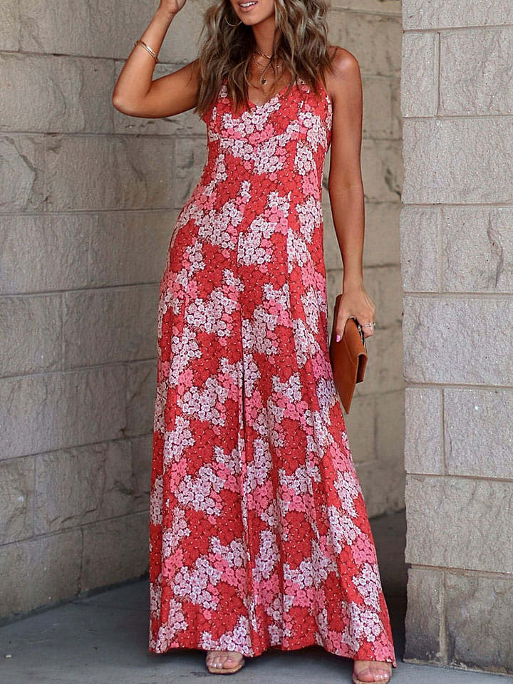 LA Angels Kombinezon w kolorze czerwono-kremowym rozmiar: XL