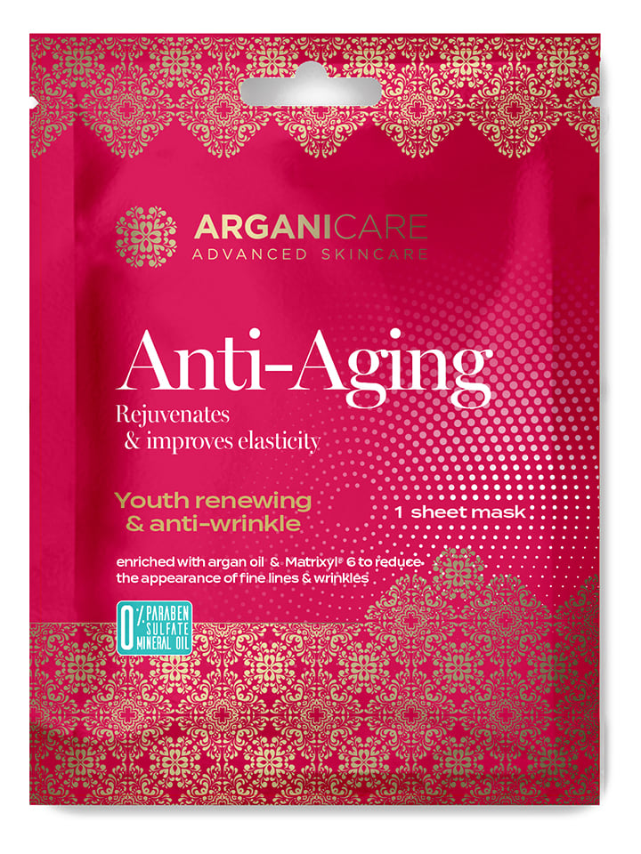 Argani Care Maska do twarzy "Anti-Aging Sheet Mask" - 20 g rozmiar: onesize
