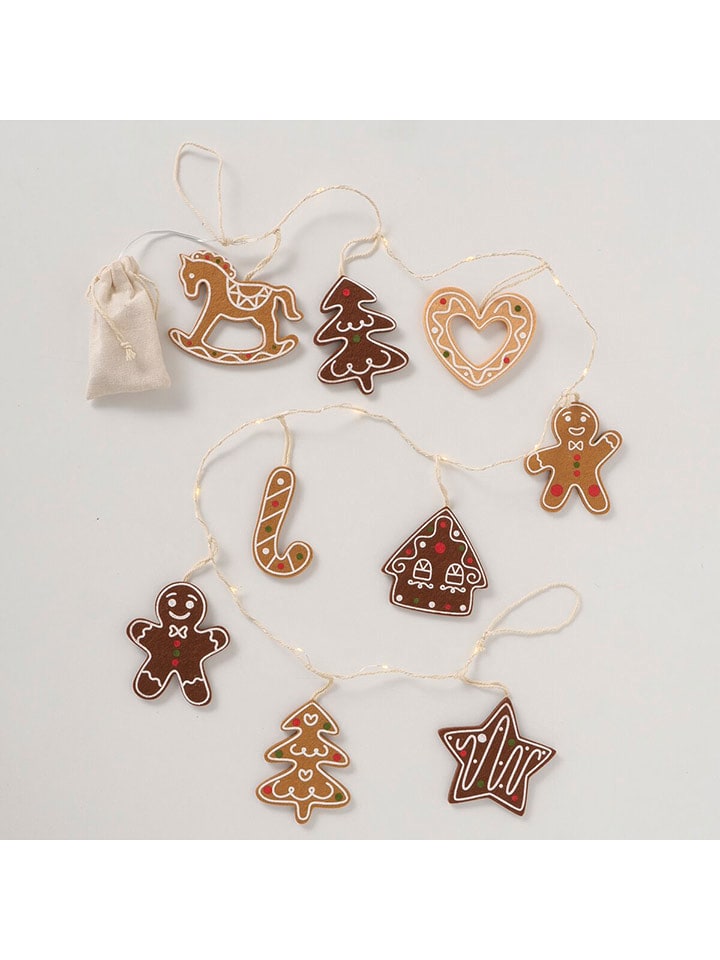 Boltze Łańcuch świetlny "Ginger" w kolorze jasnobrązowym - dł. 160 cm rozmiar: onesize