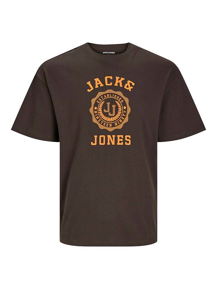 Jack & Jones Koszulka w kolorze brązowym rozmiar: L