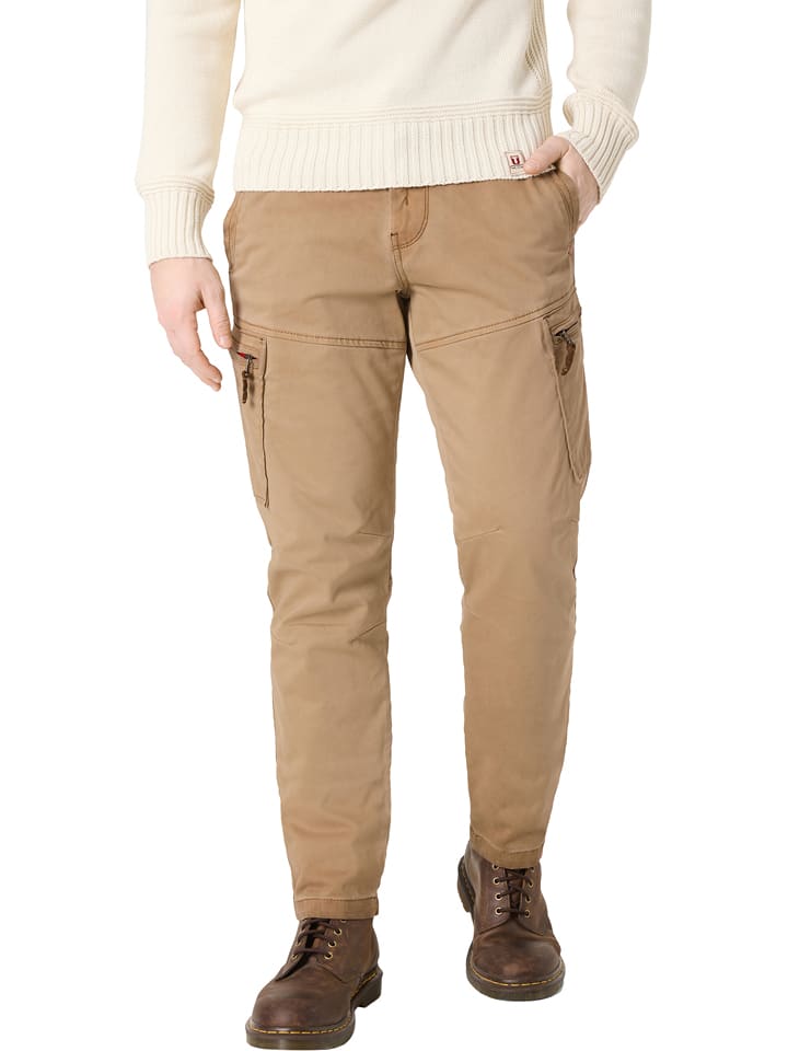 Timezone Spodnie w kolorze beżowym rozmiar: W33/L32