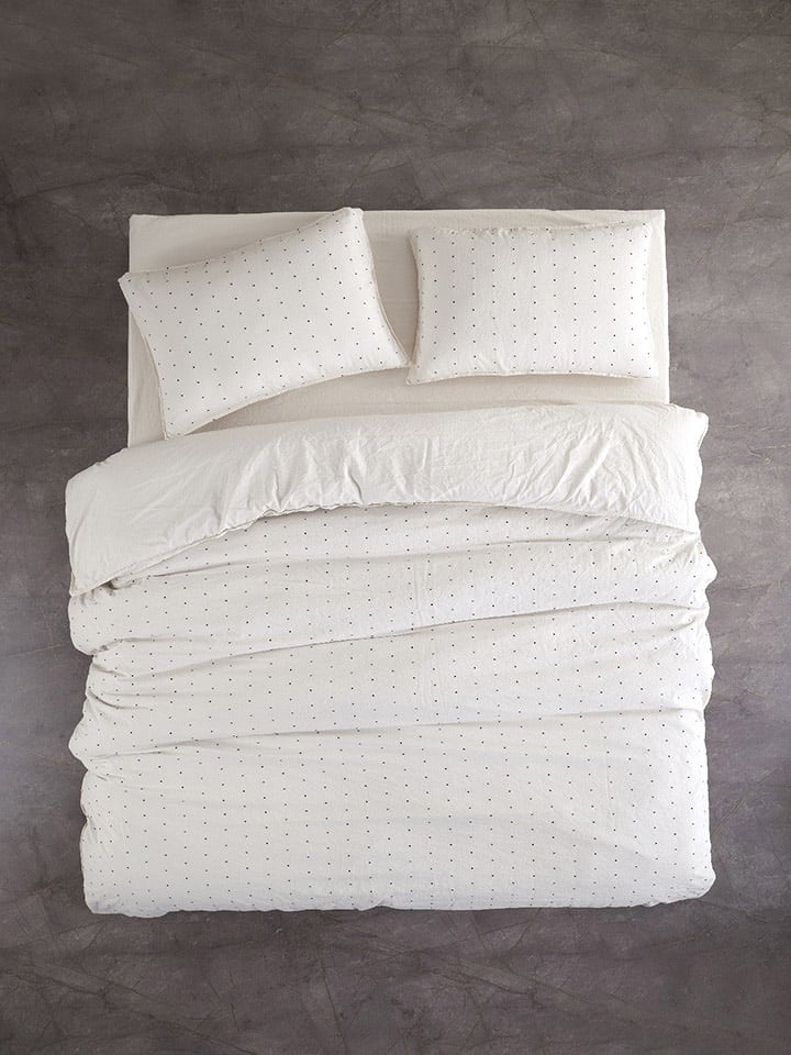 Elizabed Komplet pościeli renforcé w kolorze kremowym rozmiar: 135x200 cm