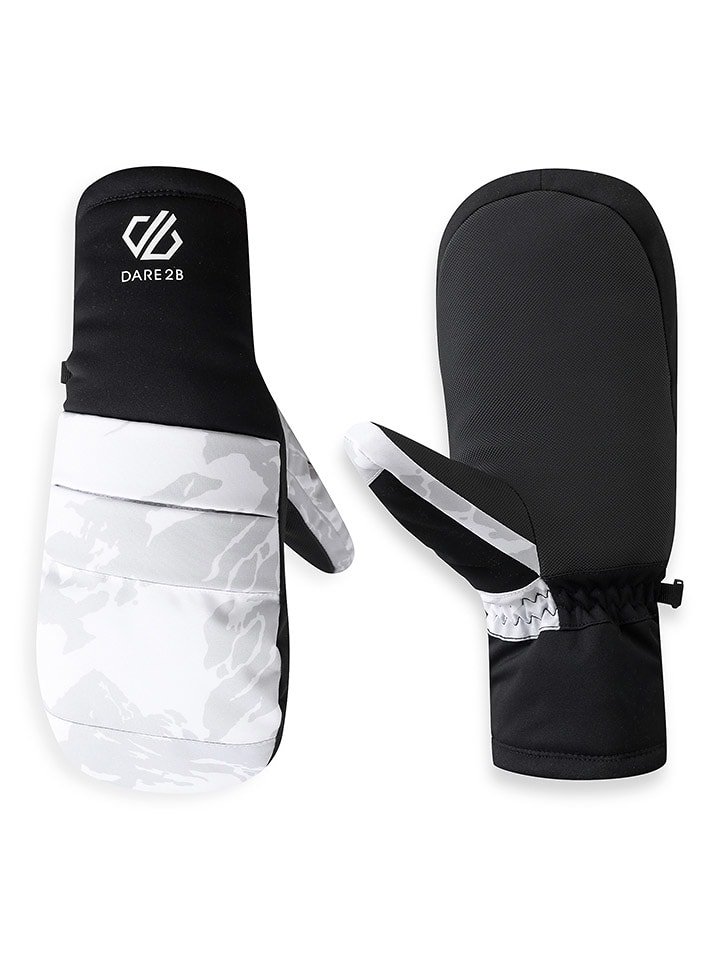 Dare 2b Rękawiczki funkcyjne "Freeride" w kolorze biało-czarnym rozmiar: XL