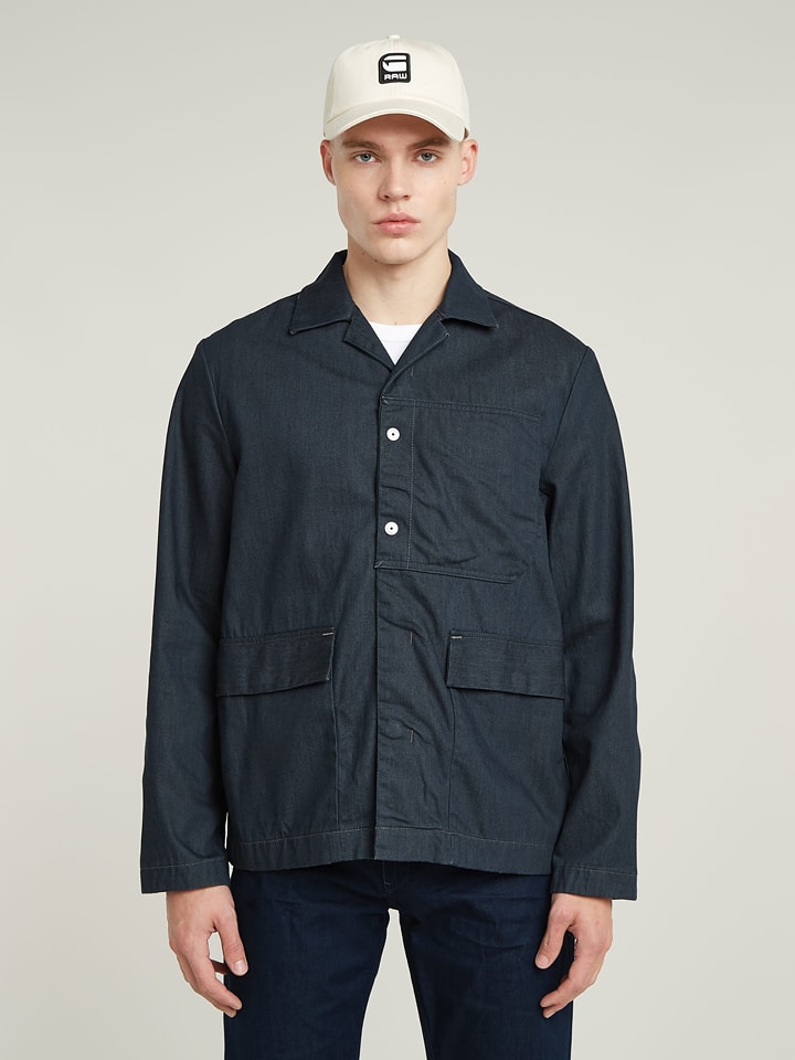 G-Star Kurtka koszulowa w kolorze granatowym rozmiar: S