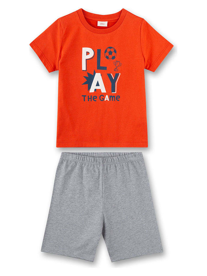 Sanetta Piżama w kolorze czerwono-szarym rozmiar: 140