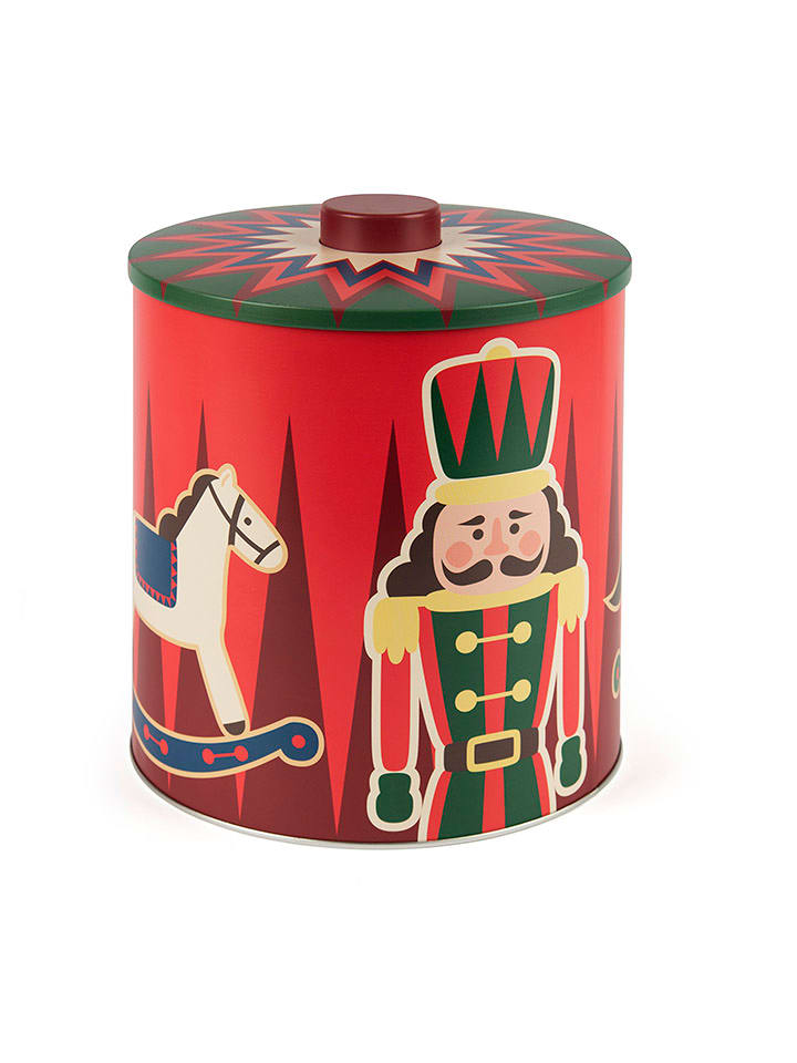 Trendy Kitchen by EXCÉLSA Pojemnik w kolorze czerwono-zielonym - wys. 20 cm rozmiar: onesize