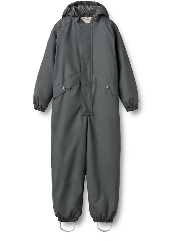 Wheat Termiczny kombinezon przeciwdeszczowy "Aiko" w kolorze antracytowym rozmiar: 104