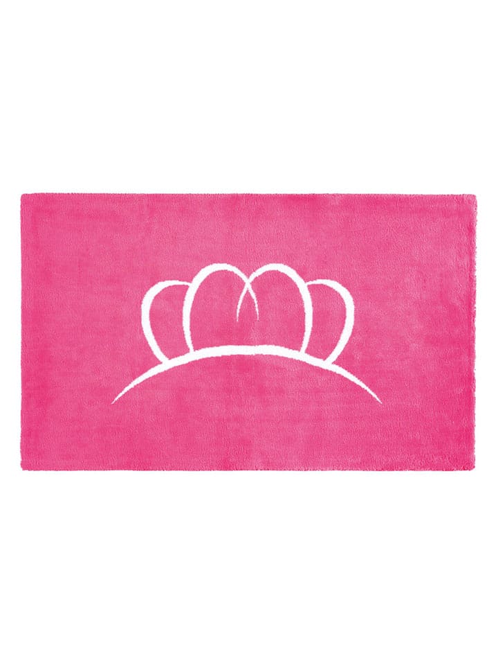 Egeria Dywanik łazienkowy "Miss Germany" w kolorze różowo-białym rozmiar: 60x100 cm