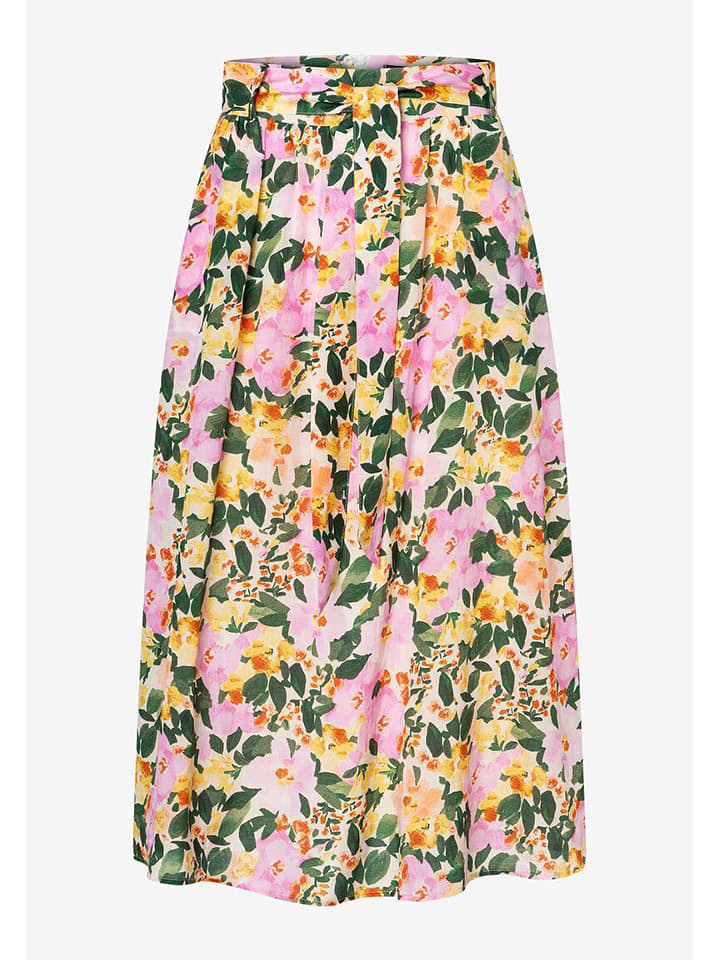 More & More Spódnica w kolorze zielono-jasnoróżowym rozmiar: 40