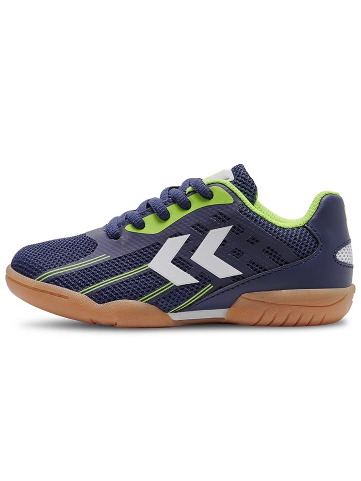 Hummel Buty sportowe "Root Elite" w kolorze granatowo-limonkowym rozmiar: 37