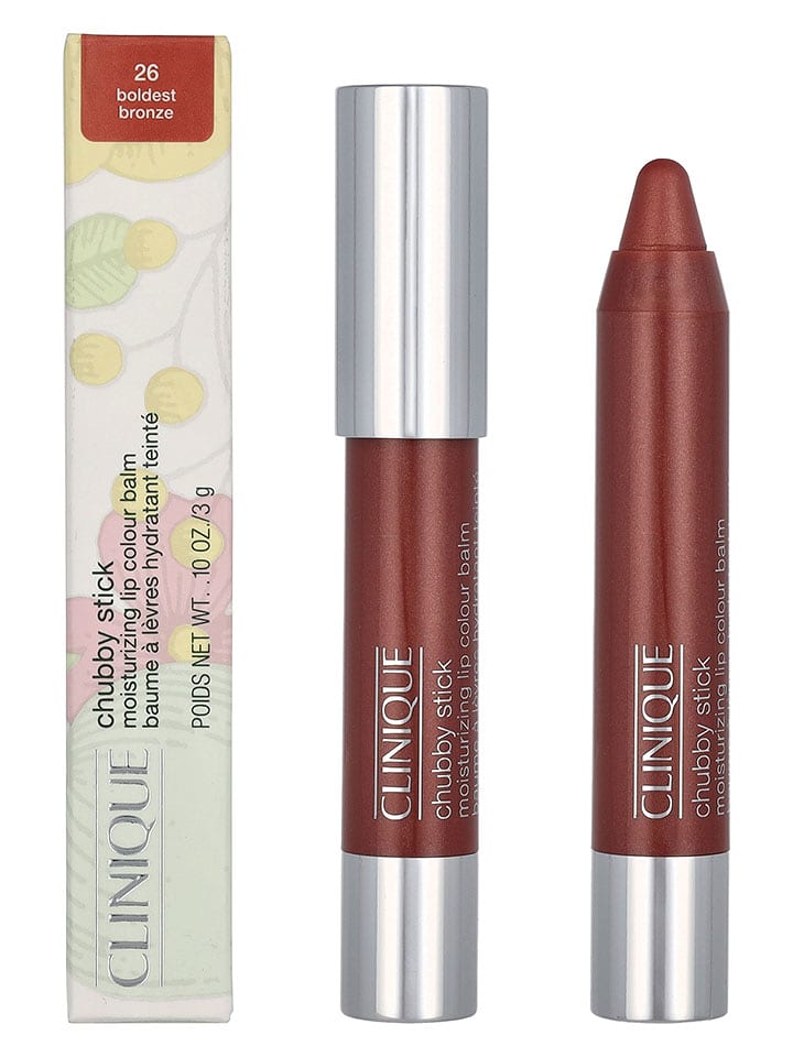 Clinique Balsam do ust "Chubby Stick Moisturizing - #26 Boldiest Bronze" - 3 g rozmiar: onesize