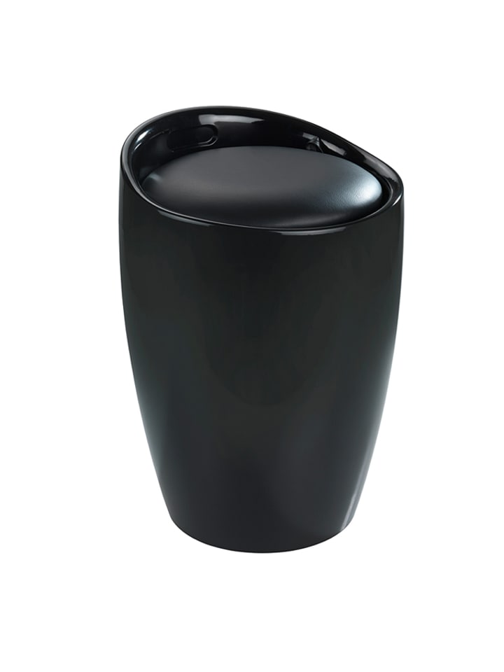 Wenko Hocker "Candy" w kolorze czarnym na pranie - 20 l rozmiar: onesize