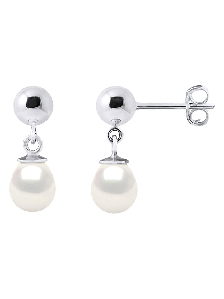 Pearl Addict Srebrne kolczyki-wkrętki z perłami rozmiar: onesize