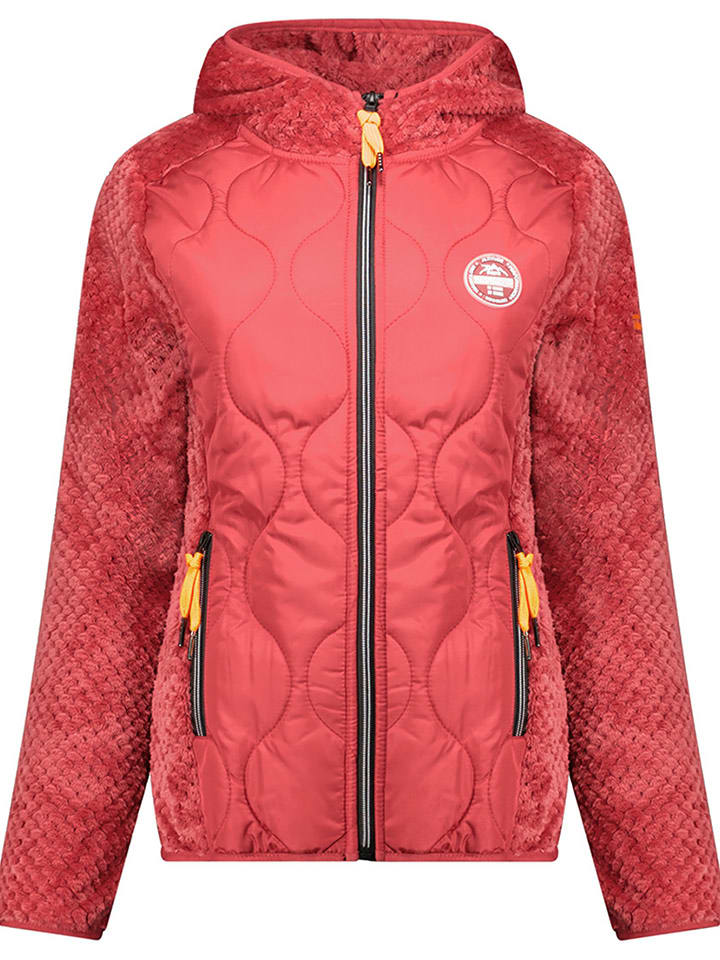 Geographical Norway Kurtka polarowa "Torsade" w kolorze koralowym rozmiar: M
