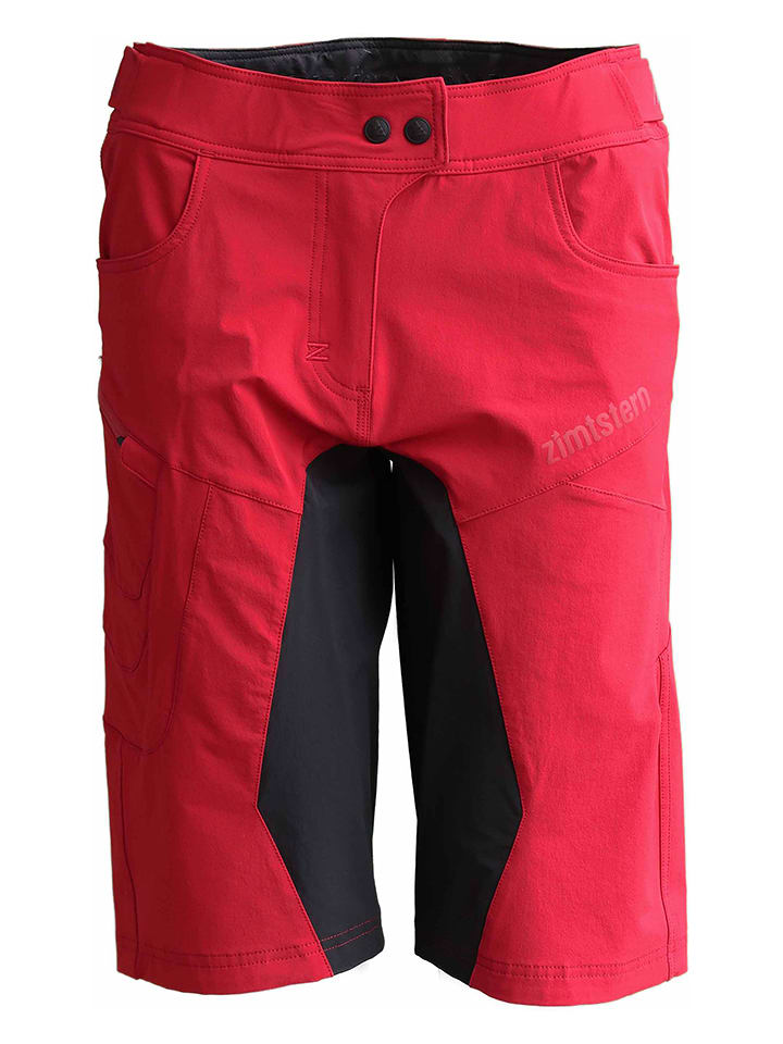 Zimtstern Szorty kolarskie "Taila" w kolorze czerwonym rozmiar: XS