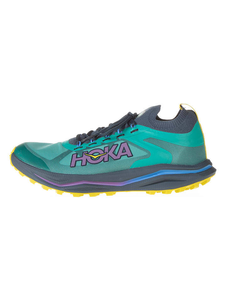 HOKA ONE ONE Buty "Zinal 2" w kolorze żółto-turkusowym do biegania rozmiar: 44