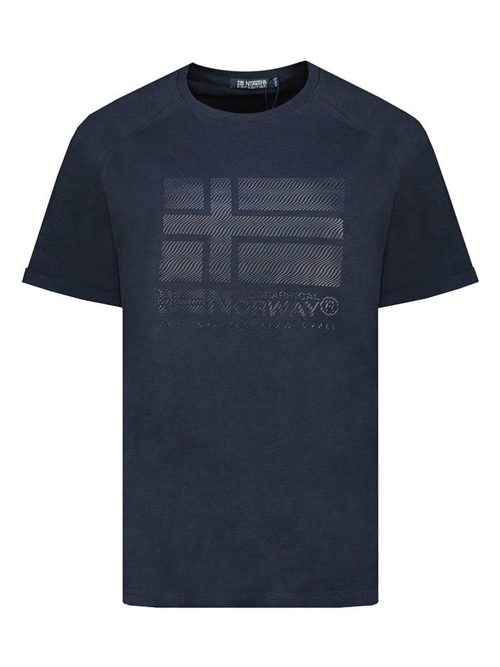 Geographical Norway Koszulka w kolorze granatowym rozmiar: M