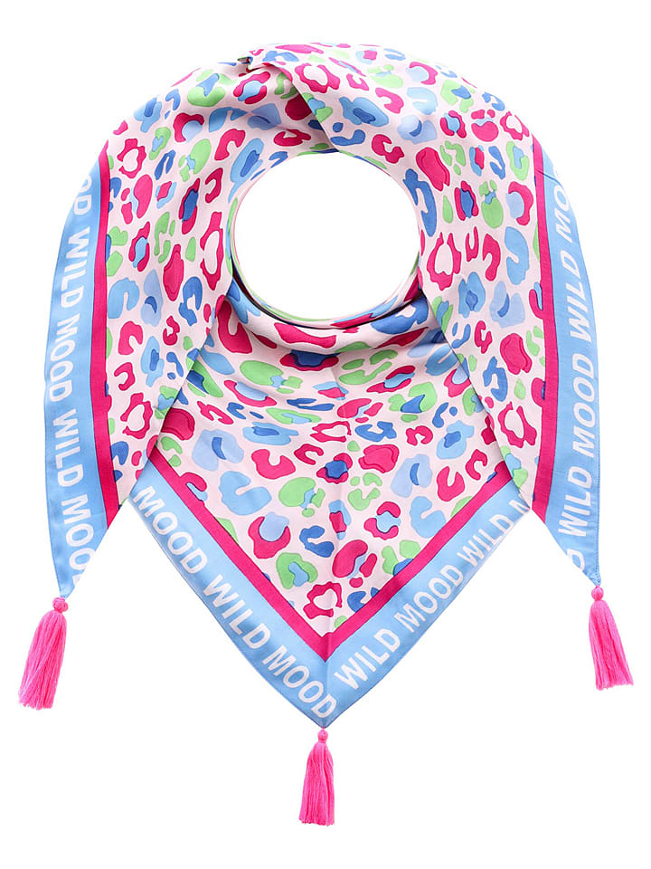 Zwillingsherz Chusta trójkątna ze wzorem - 200 x 95 cm rozmiar: onesize