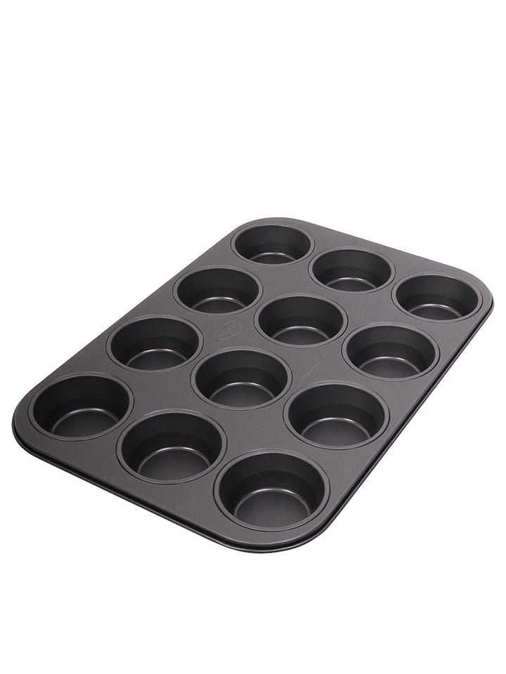 Dr. Oetker Forma "Tradition" w kolorze czarnym do muffinek - 26,5 x 38,5 cm rozmiar: onesize
