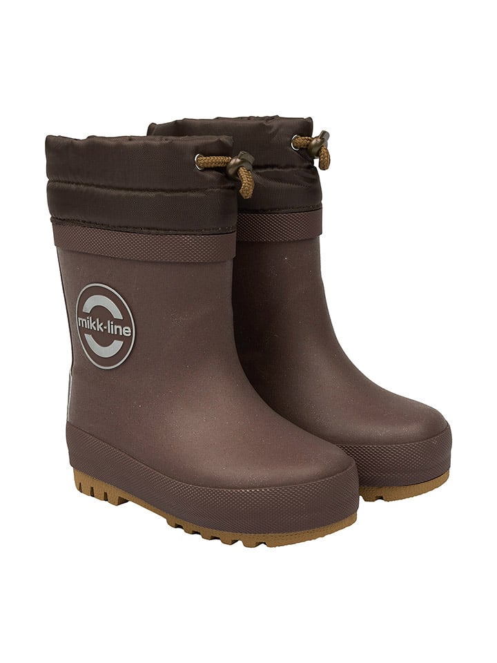 mikk-line Kalosze w kolorze ciemnobrązowym rozmiar: 37