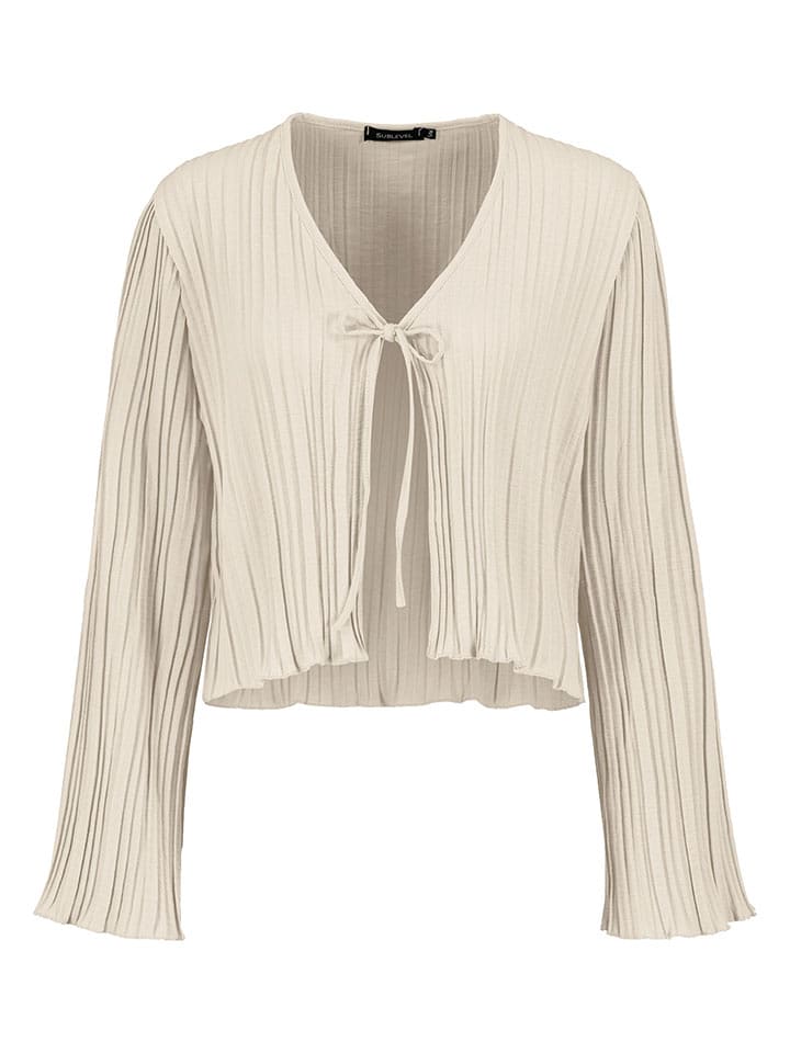 Sublevel Bluzka w kolorze beżowym rozmiar: M/L