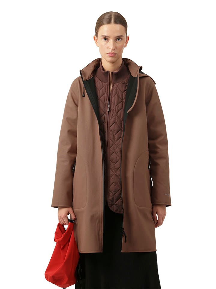 Ilse Jacobsen Płaszcz przeciwdeszczowy w kolorze jasnobrązowym rozmiar: 36